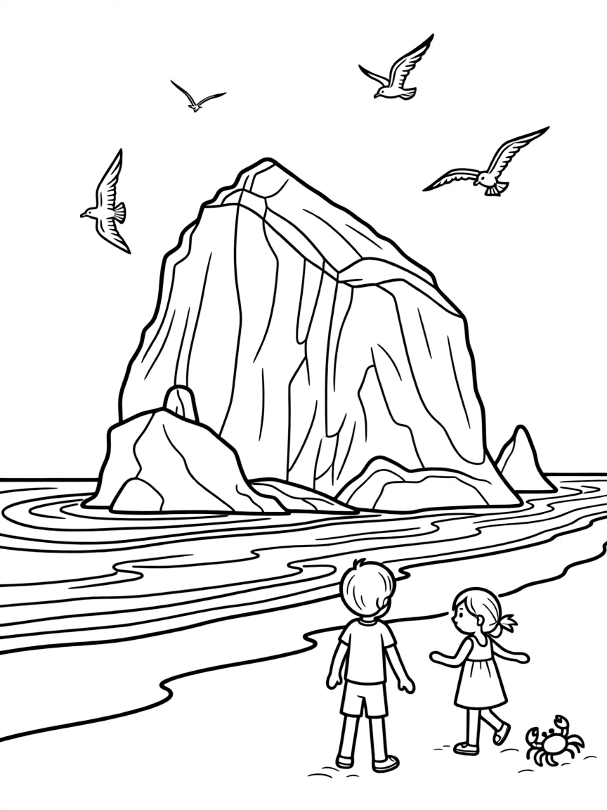 (Oregon) Haystack Rock at Cannon Beach