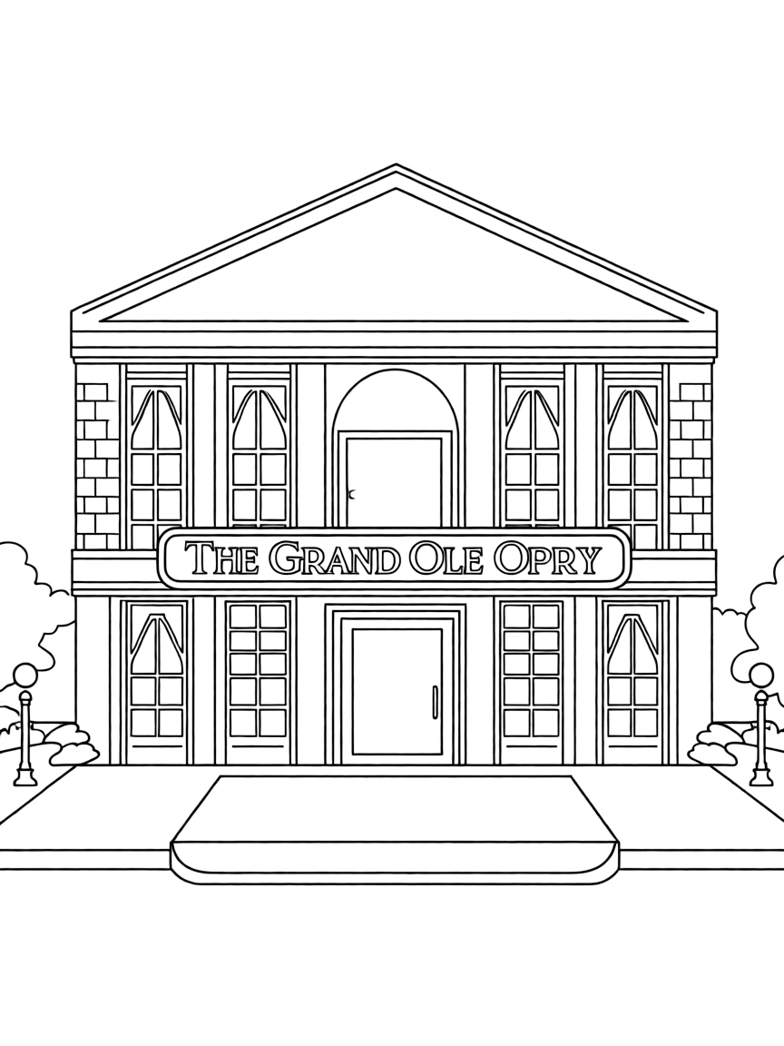 (Tennessee) The Grand Ole Opry building