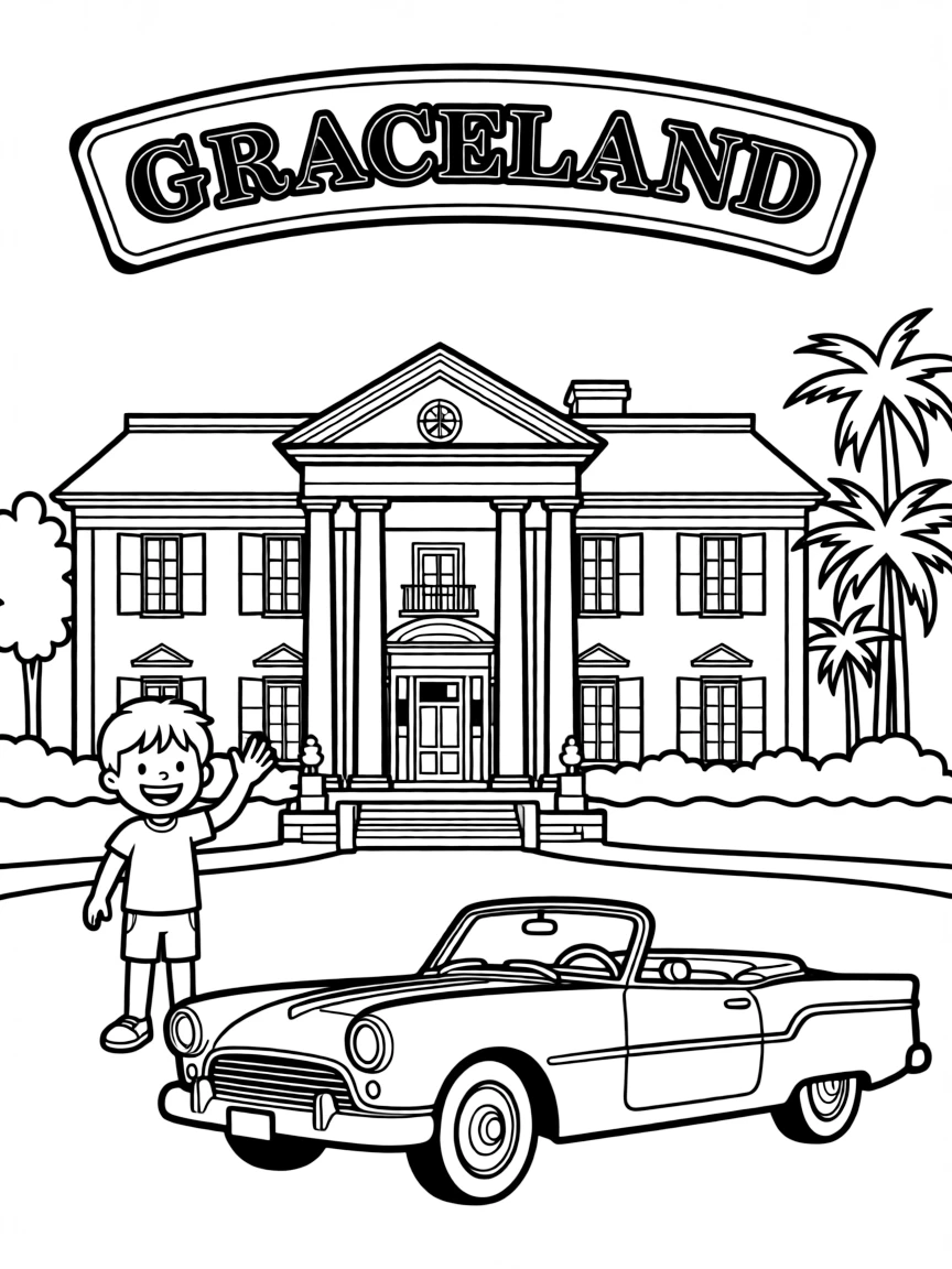 (Tennessee) Graceland, home of Elvis Presley