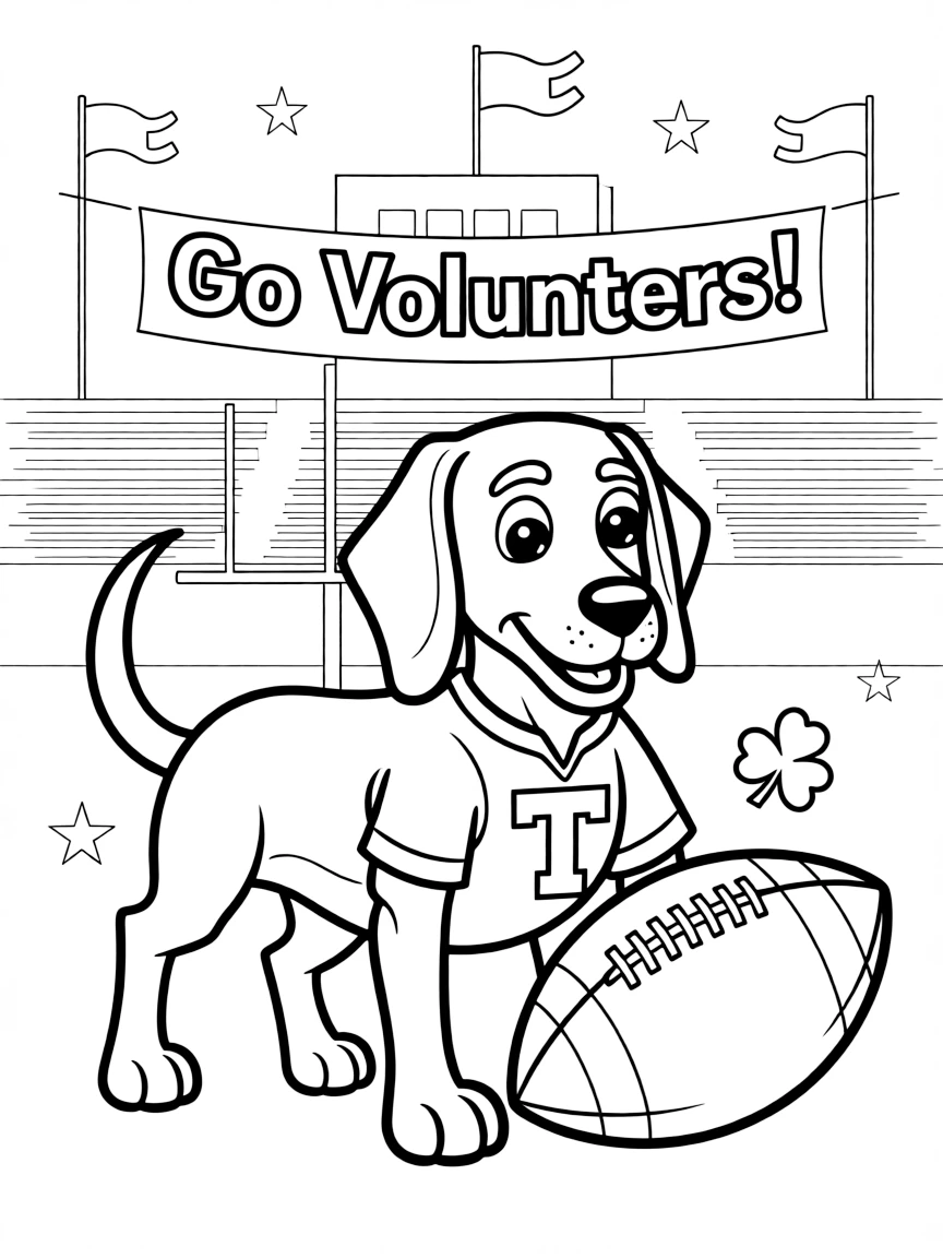 (Tennessee) Smokey the Dog mascot of UT Knoxville
