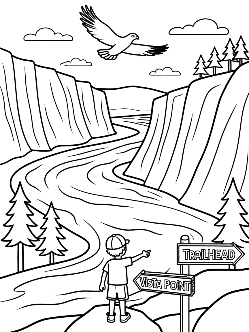 (Washington) A scenic view of the Columbia River Gorge