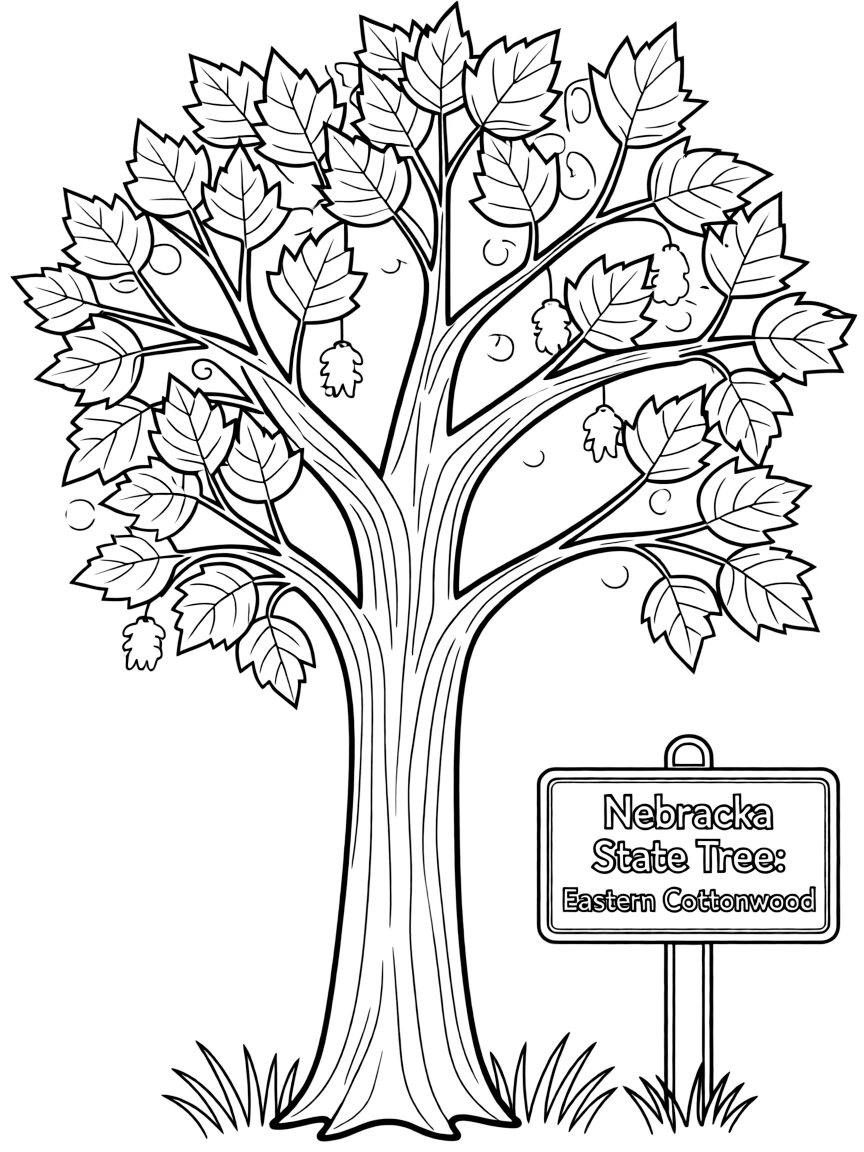 (Nebraska) Nebraska state tree: Eastern Cottonwood