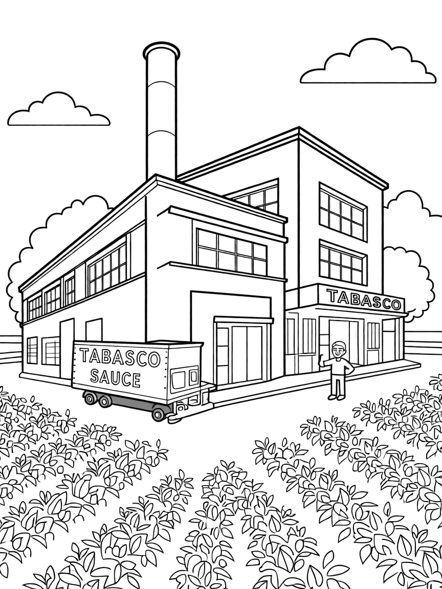 (Louisiana) The Tabasco factory on Avery Island