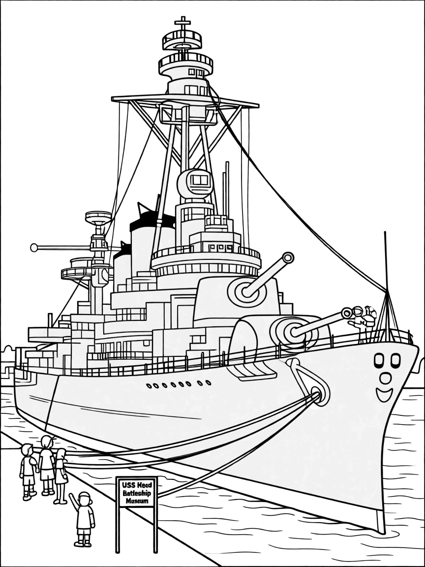 (Louisiana) The USS Kidd battleship museum in Baton Rouge