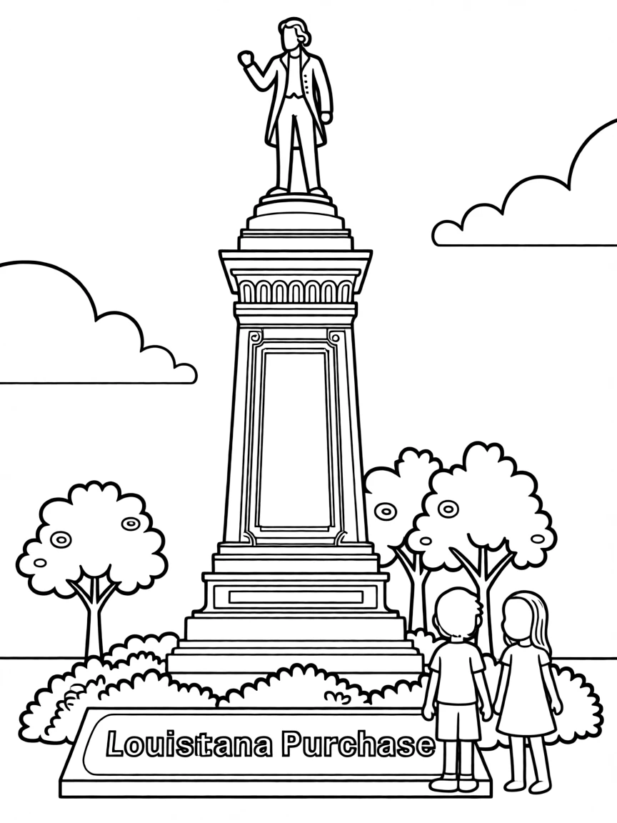 (Louisiana) The Louisiana Purchase monument