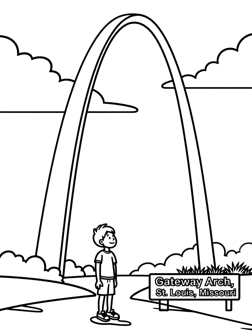 (Missouri) Gateway Arch in St. (Missouri) Louis