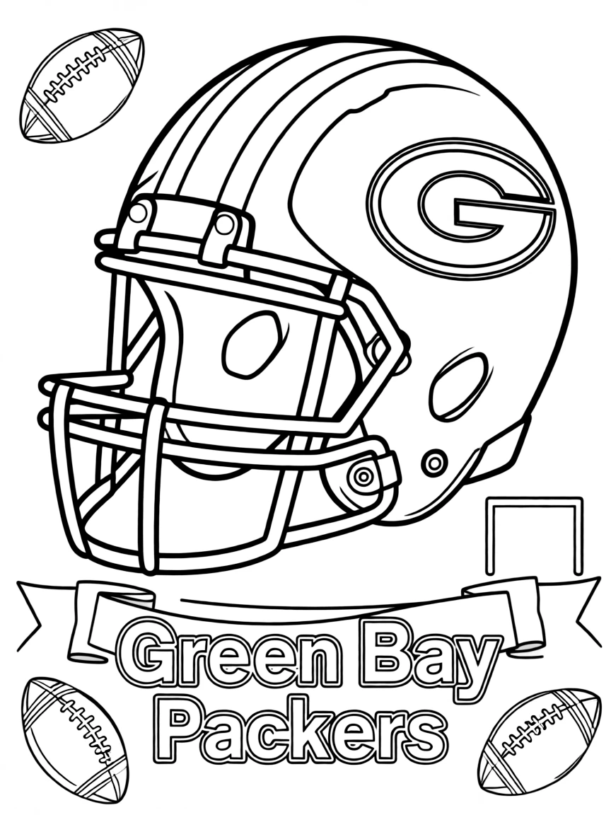 (Wisconsin) Green Bay Packers football helmet