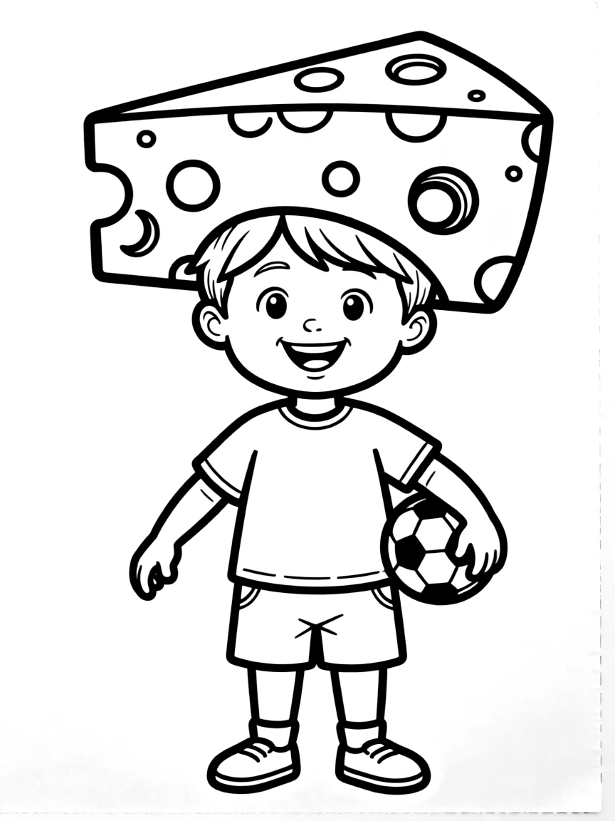 (Wisconsin) A child wearing a cheesehead hat