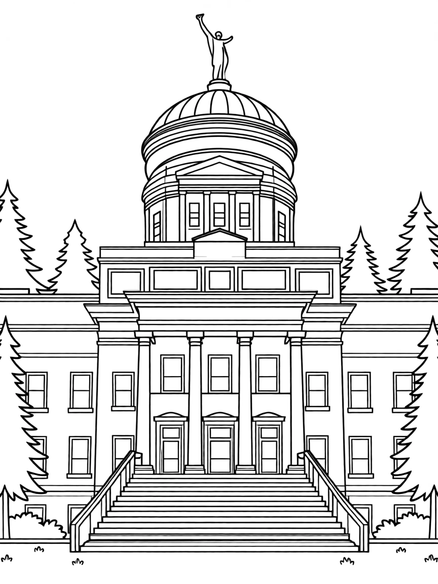 (Montana) The Montana State Capitol building in Helena