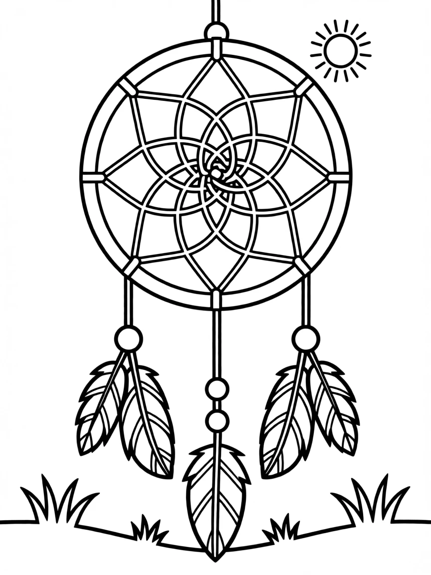 (South Dakota) A Native American dreamcatcher