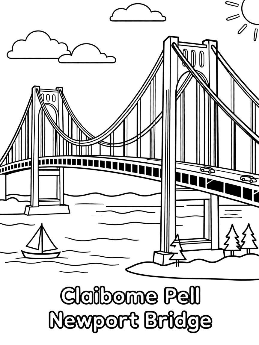 (Rhode Island) The Claiborne Pell Newport Bridge