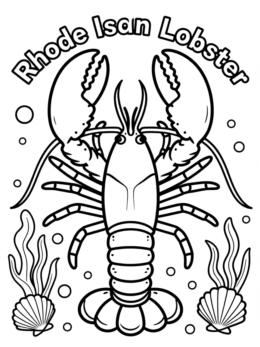 (Rhode Island) A lobster from Rhode Island waters