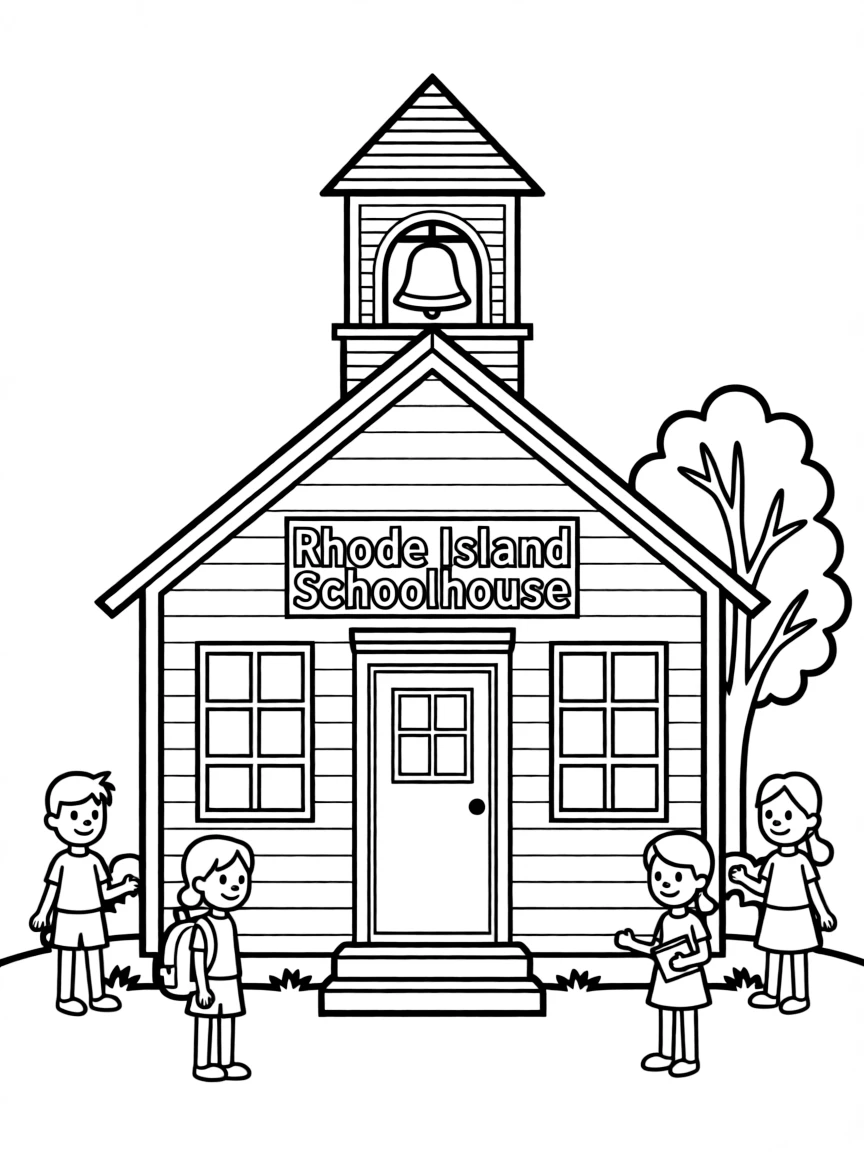 (Rhode Island) A Rhode Island schoolhouse