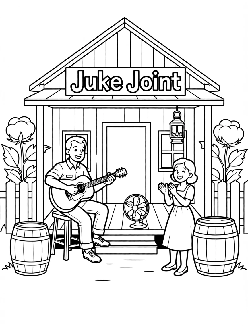 (Mississippi) A juke joint in the Mississippi Delta