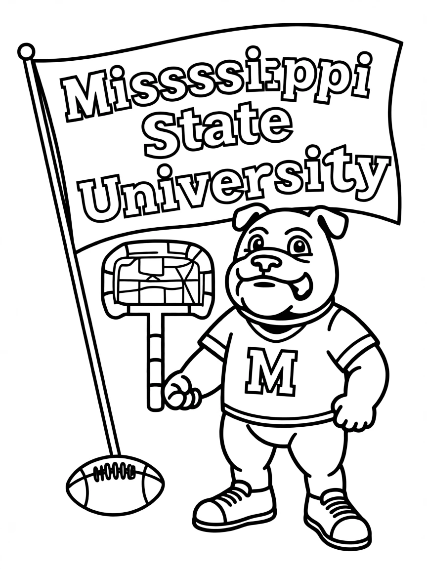 (Mississippi) Mississippi State University bulldog mascot