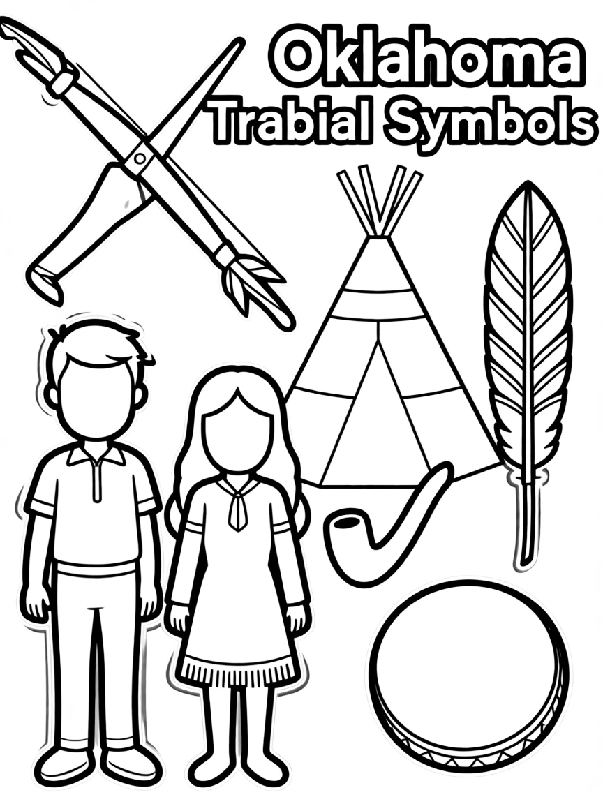 (Oklahoma) Choctaw or Cherokee cultural symbols