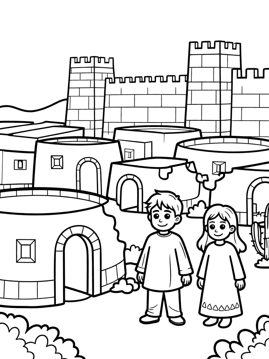 (Saudi Arabia) The ruins of Diriyah’s mud houses and city walls, the historic birthplace of Saudi Arabia.