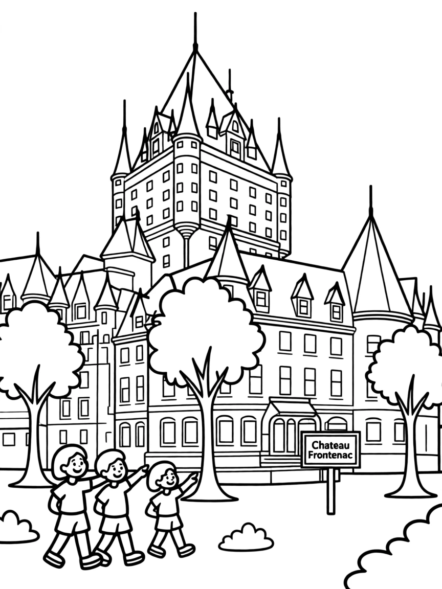 (Canada) The Chateau Frontenac castle hotel in Quebec City
