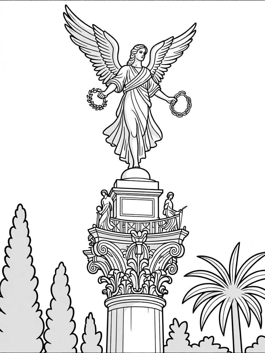 (Mexico) The Angel of Independence column in Mexico City