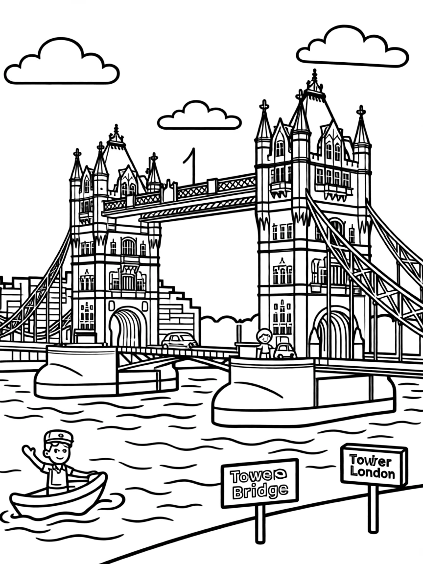 (United Kingdom) Tower Bridge over the River Thames in London