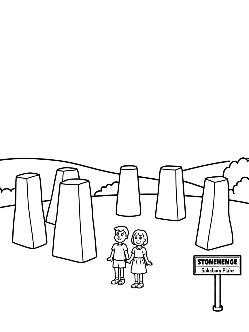 (United Kingdom) Stonehenge stone circle on Salisbury Plain