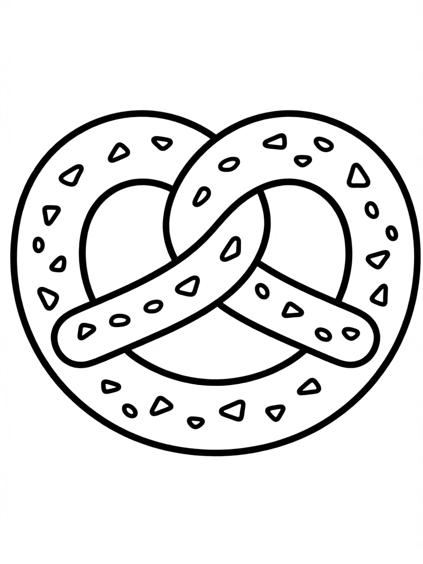 (Germany) A large pretzel with a twisty shape and salt