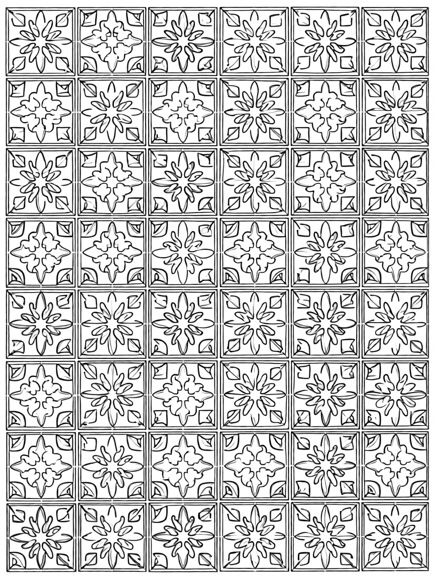 (Portugal) A wall decorated with blue and white azulejo tile designs.
