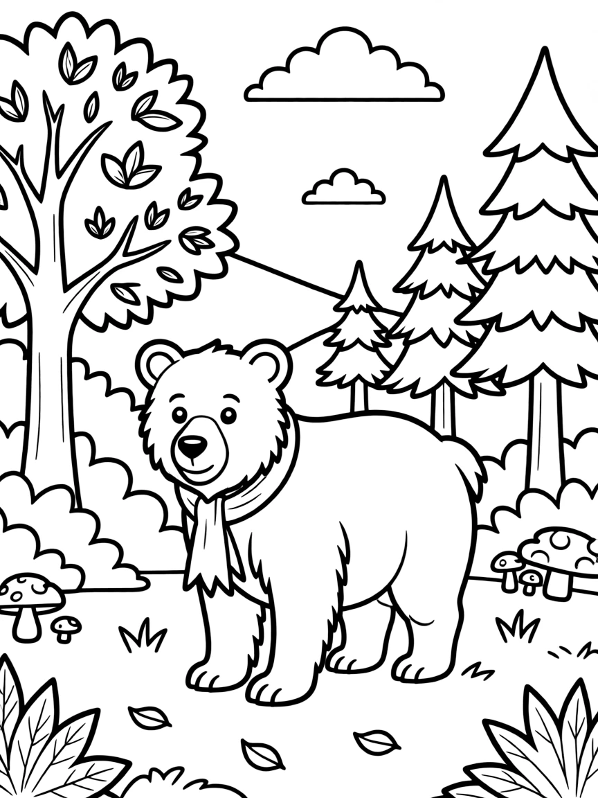 (Pennsylvania) A black bear in a Pennsylvania forest