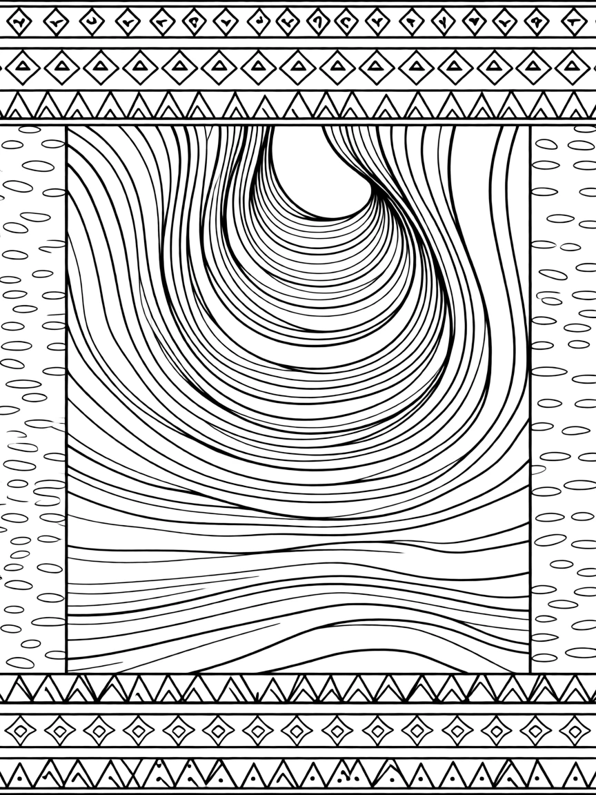 Antelope Canyon, desert sand patterns, and Southwest geometric designs