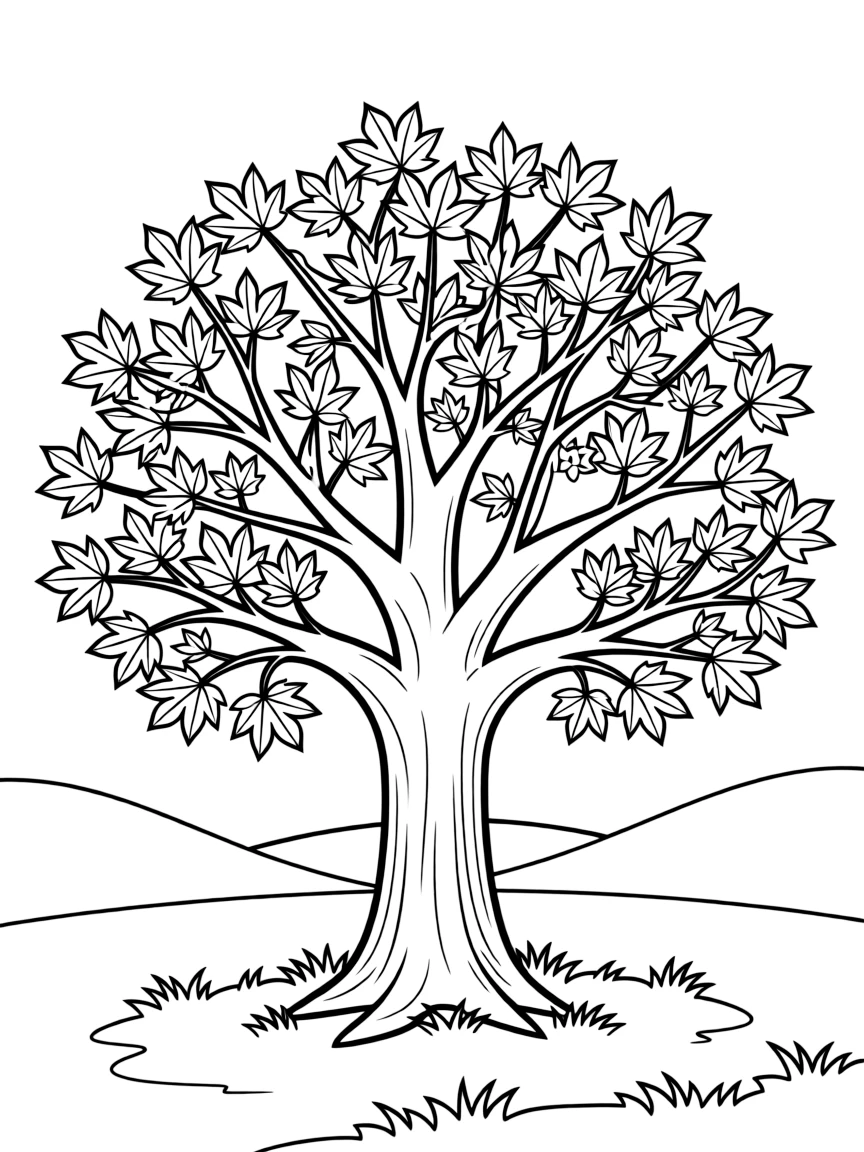 A maple tree