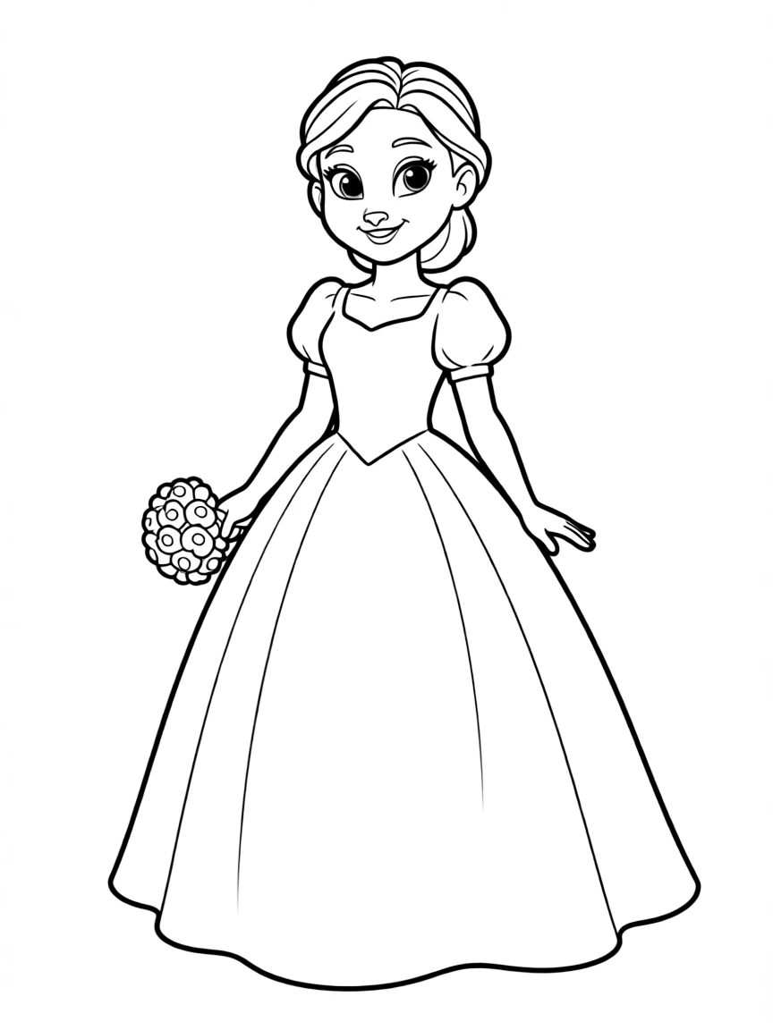 (Zootopia) Fru Fru, Mr. (Zootopia) Big’s daughter, in her wedding dress  