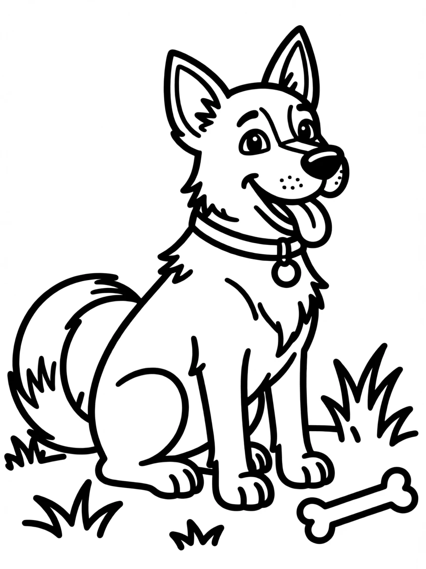 a dog