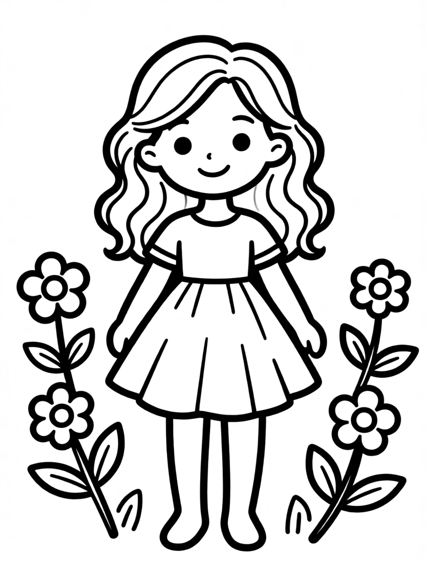 A pretty girl