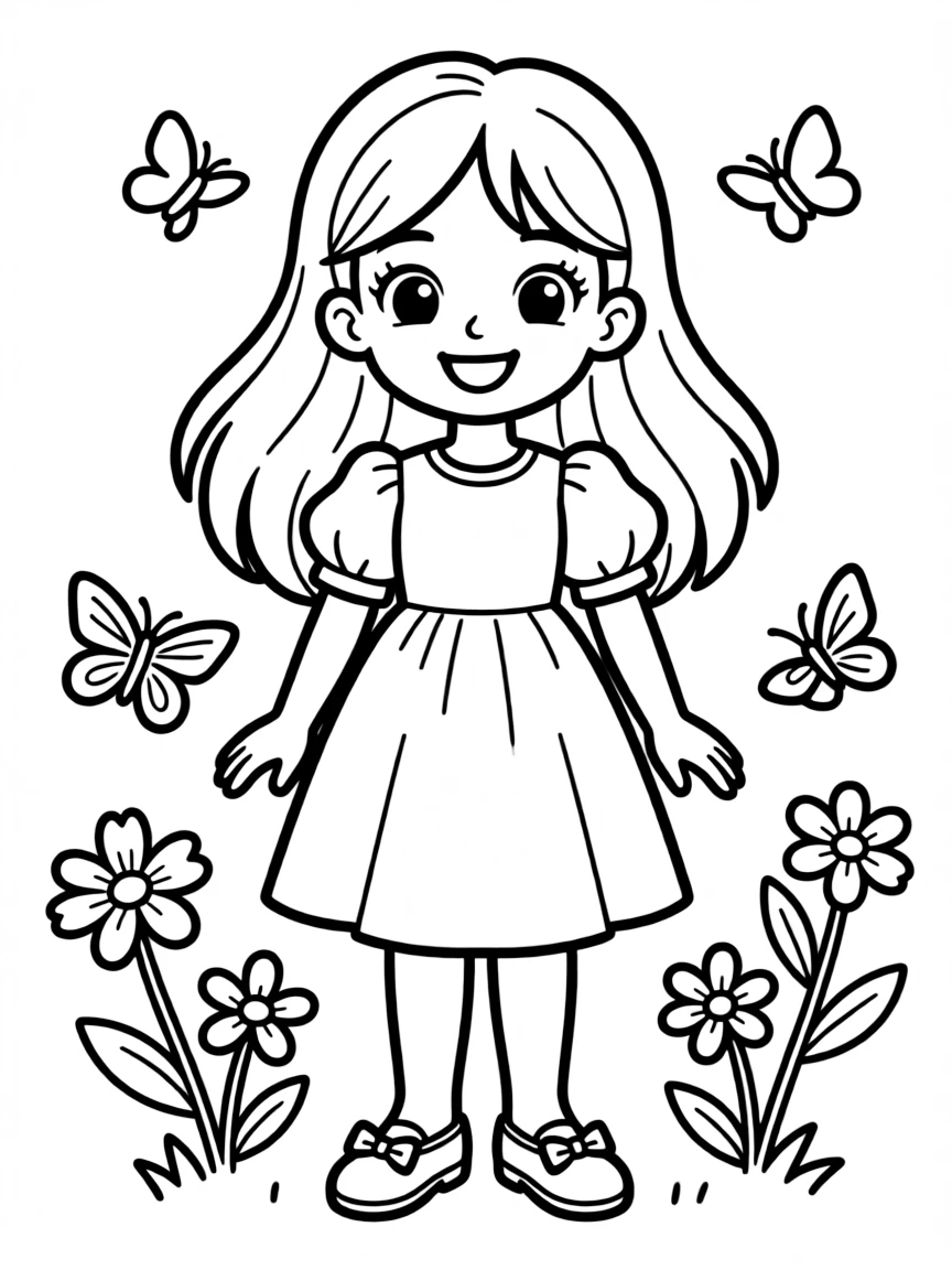 A pretty girl