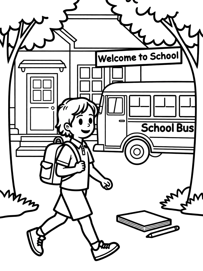 titled "First day of school"