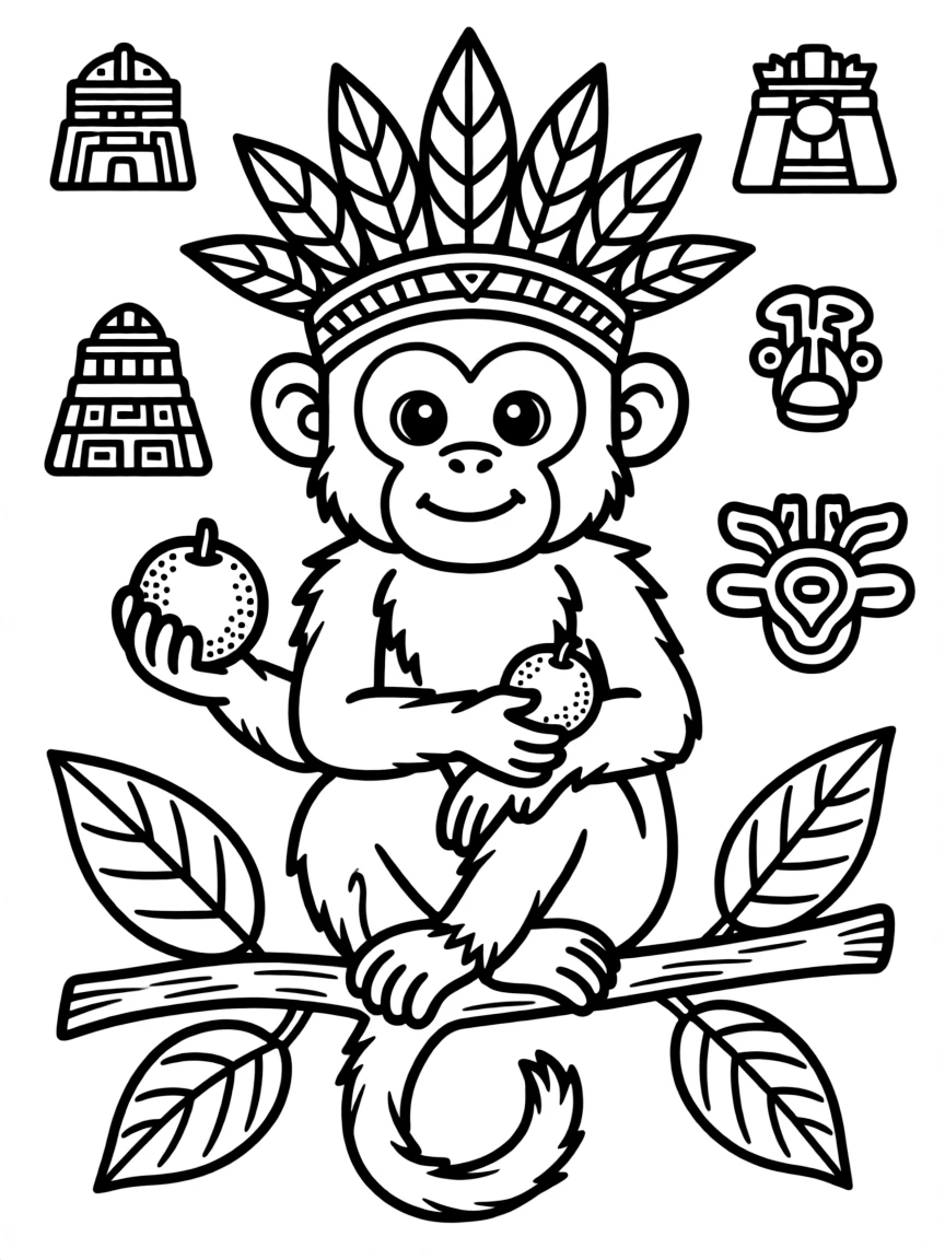 A Mayan monkey