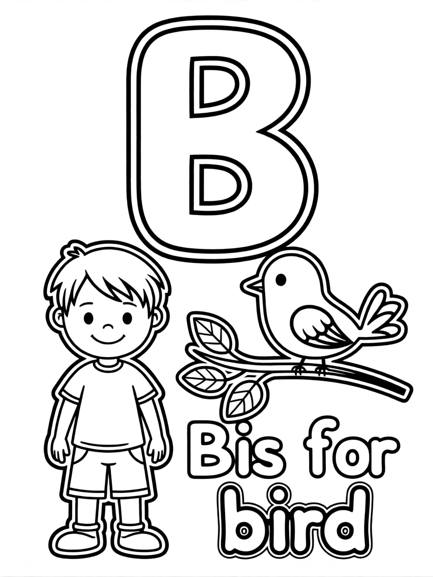 "B is for bird"