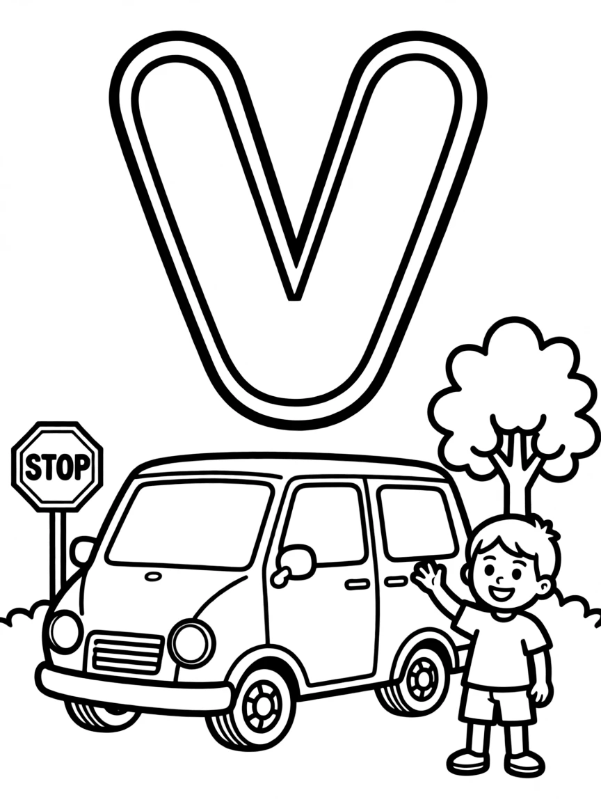"V is for Van"