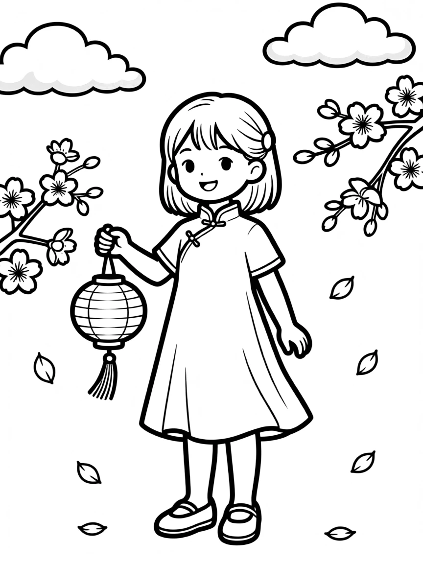 A Chinese girl
