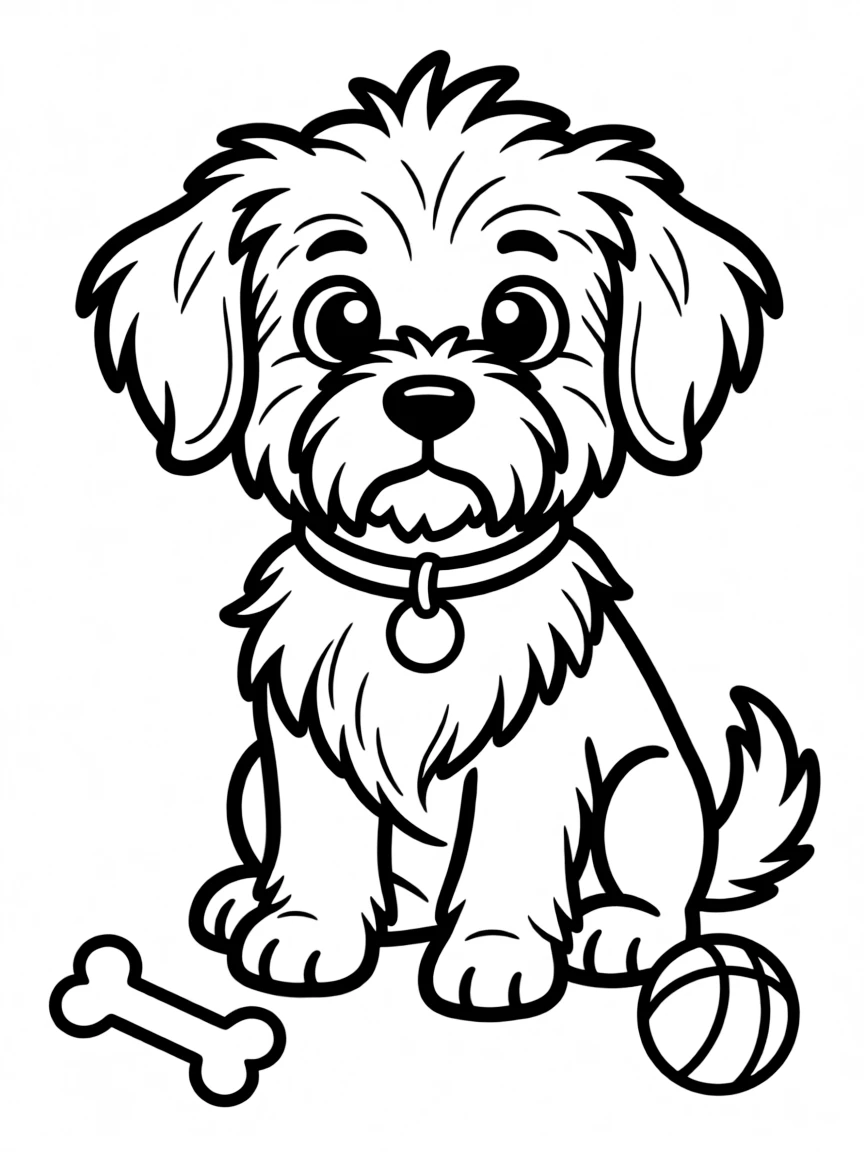 A dog