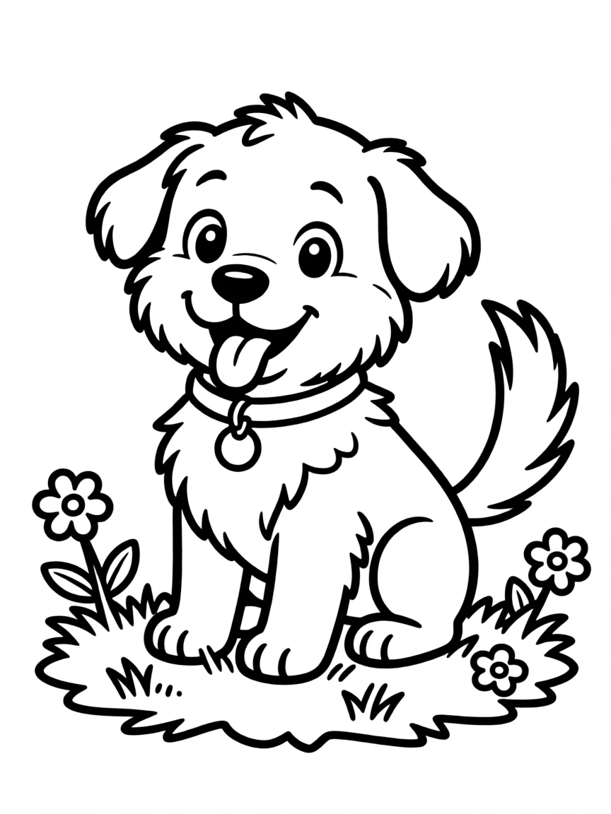 A cute dog