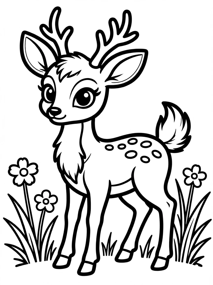 A cute deer